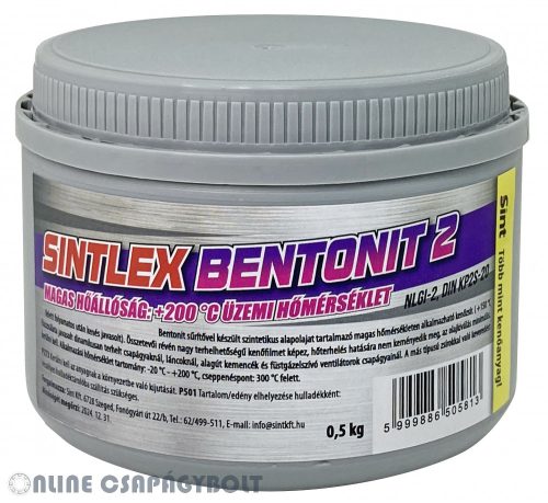 ZSIR SINTLEX BENTONIT2 0,5KG  Csapágy