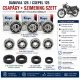 Danuvia,Csepel 125 csapágy, szimering szett - Koyo