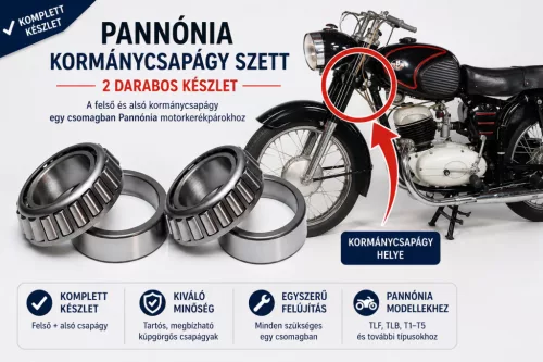 Pannonia kormánycsapágy szett